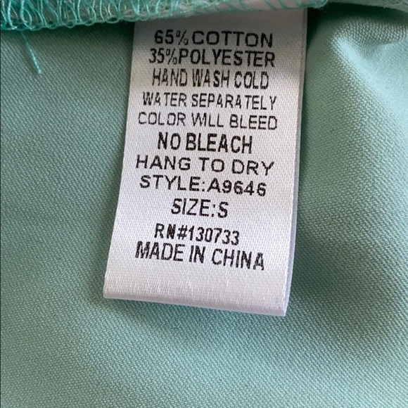 Umgee woman’s top size S zipper long sleeves teal - Picture 6 of 11